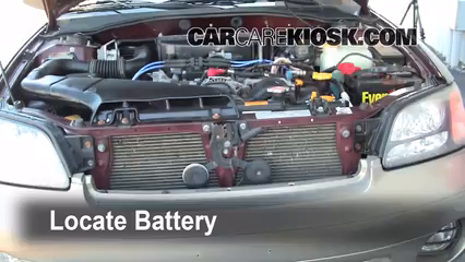 2001 Subaru Outback Limited 2.5L 4 Cyl. Wagon Battery Replace